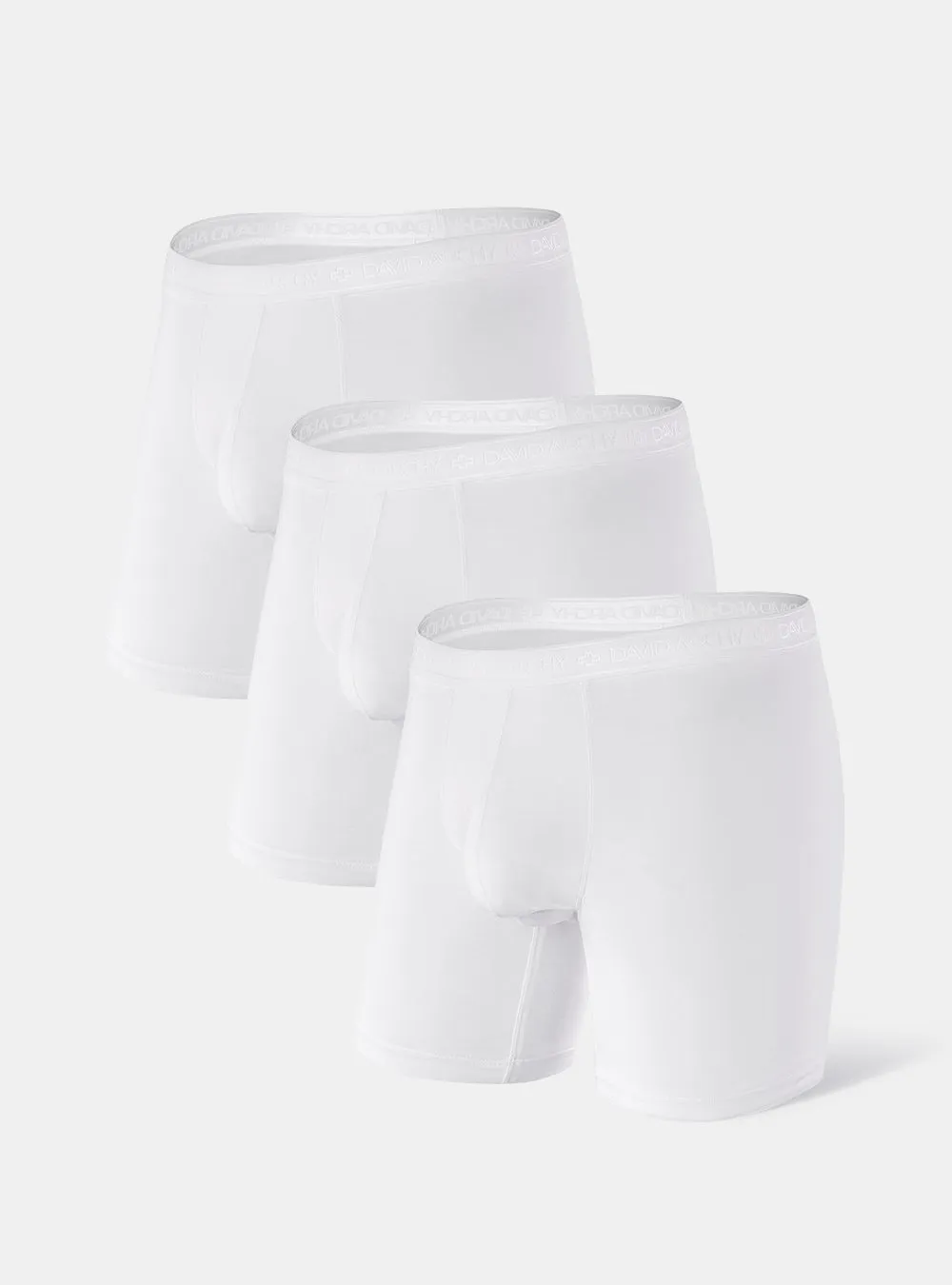 3 Packs Separate Micro Modal Boxer Briefs with Pouch