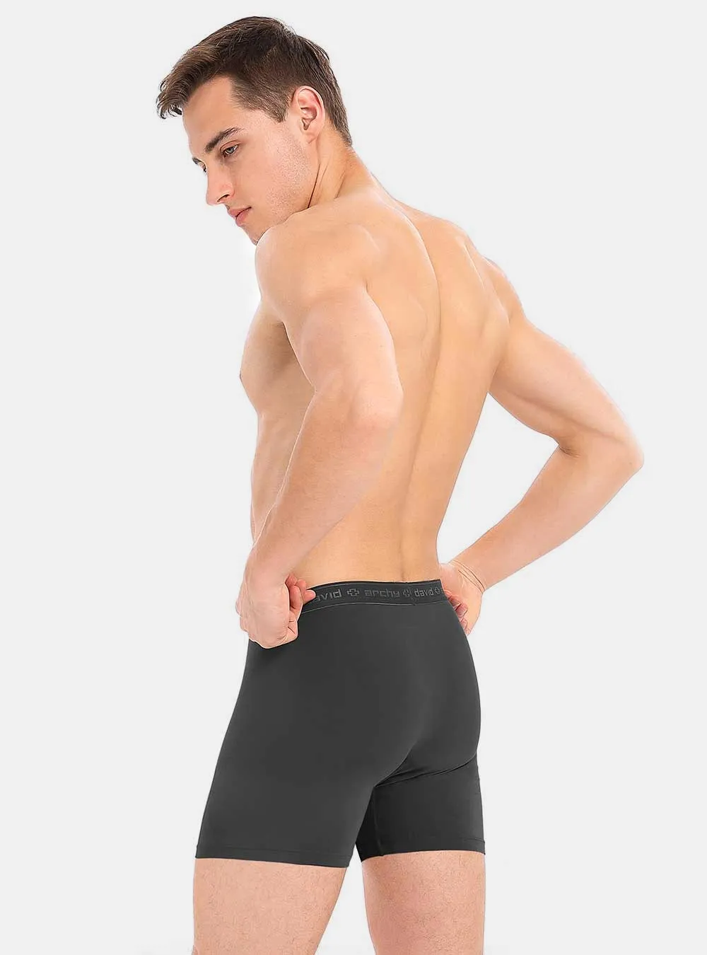 3 Packs Separate Micro Modal Boxer Briefs with Pouch