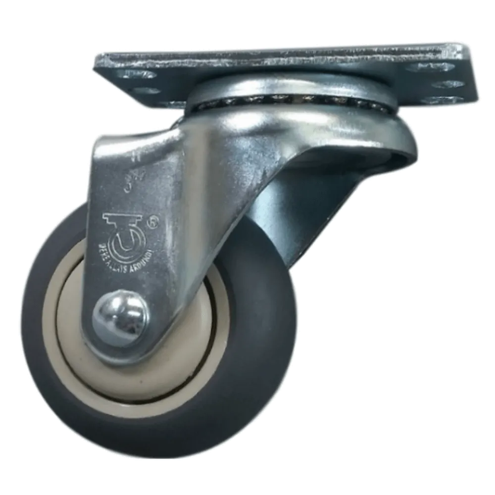 3" x 1-1/4" Thermo-Pro Wheel Gray/Beige - 210 lbs. Capacity