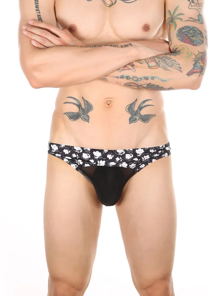 4 Pack Mens Sexy Print Pouch Bikini