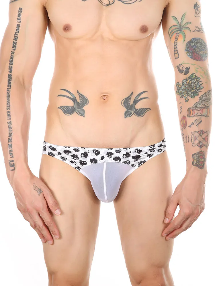 4 Pack Mens Sexy Print Pouch Bikini