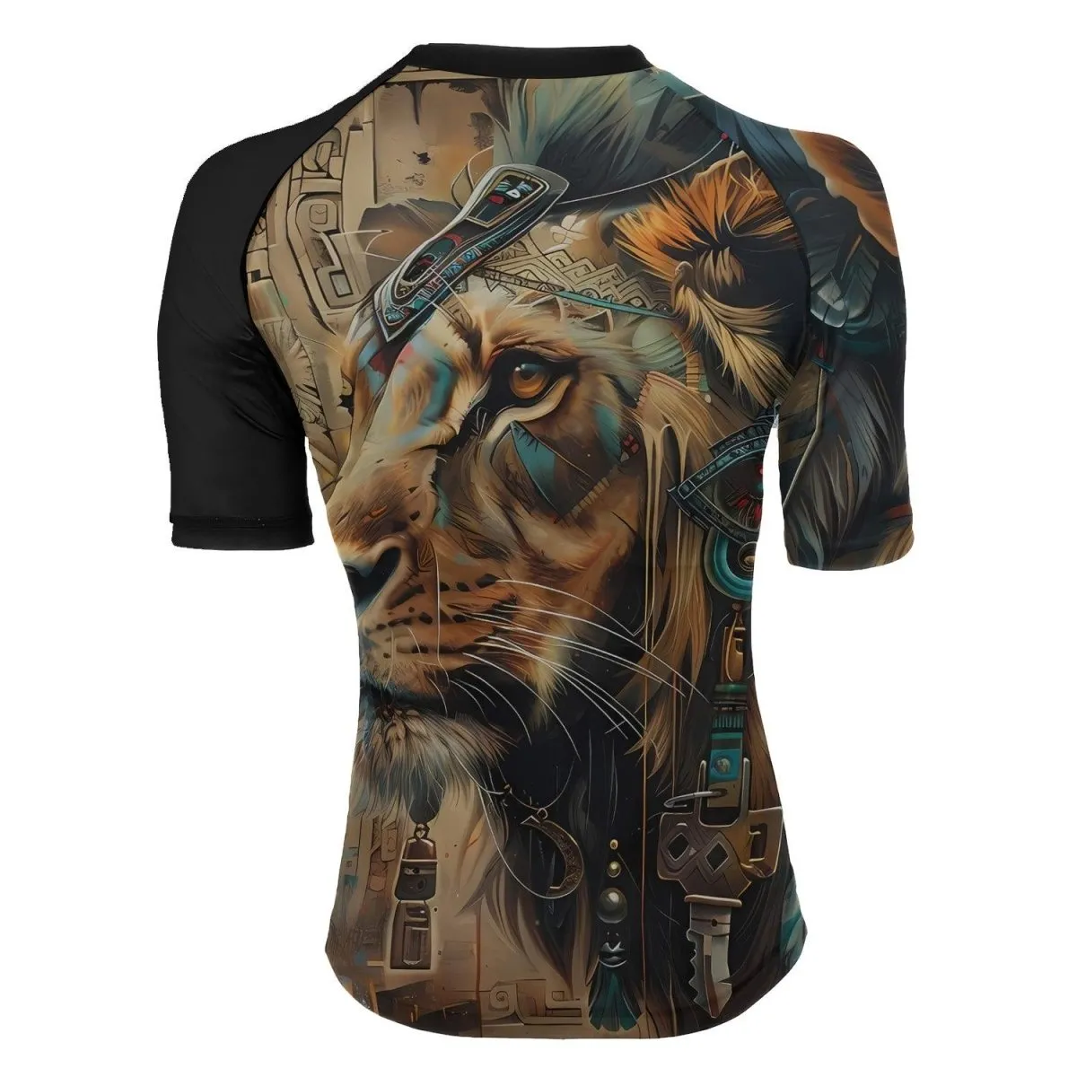 Acient Lion Women's Short Sleeve Rash Guard
