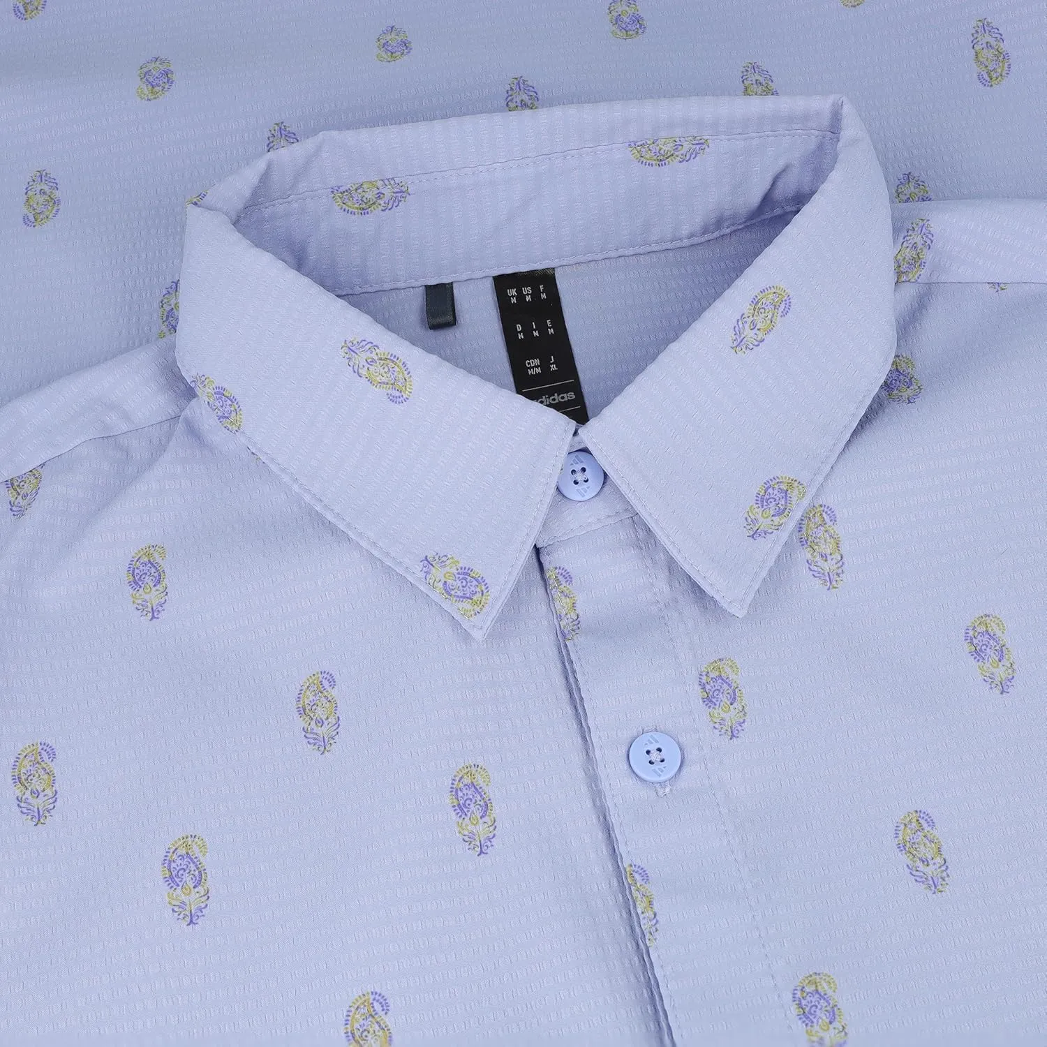 adidas Men's Go-to Resort Button Down Polo Shirt