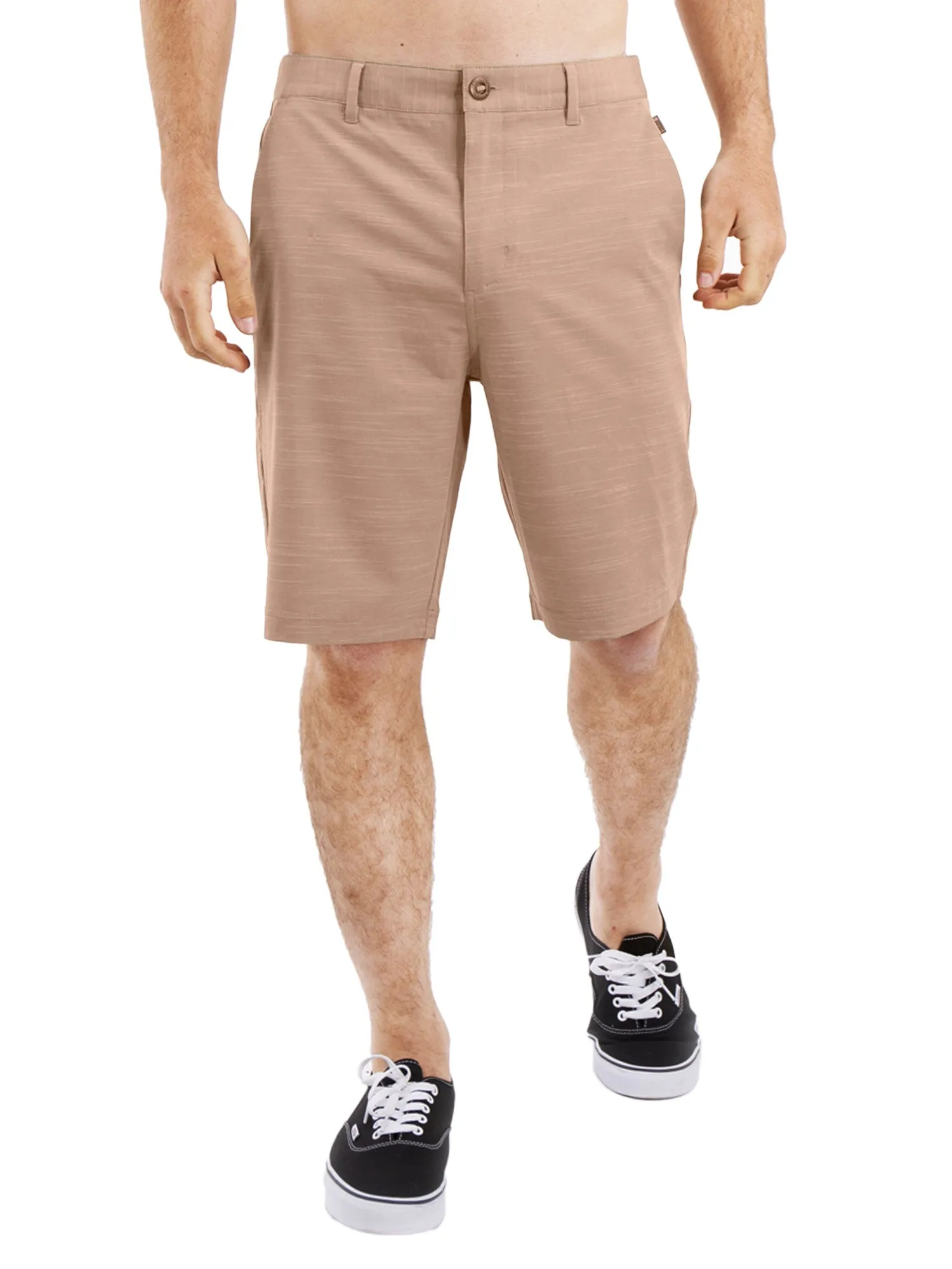 All In One Mens Hybrid Shorts - Slub Pine