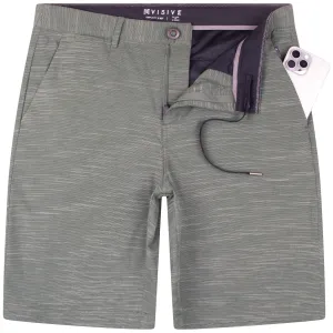 All In One Mens Hybrid Shorts - Slub Pine