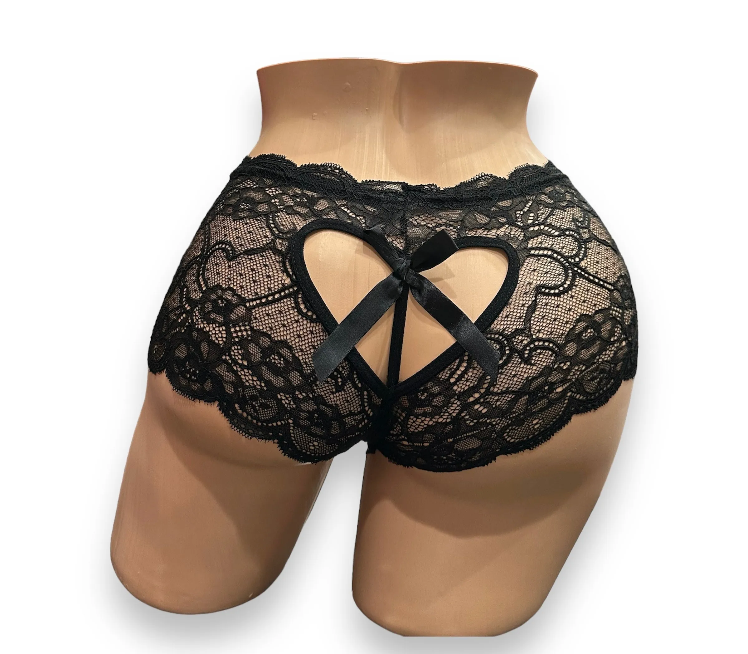 All The Love Cheeky Boyshort -  Black