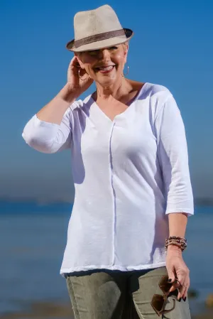 Andrea Center Seam Top (BQ151) - FINAL SALE