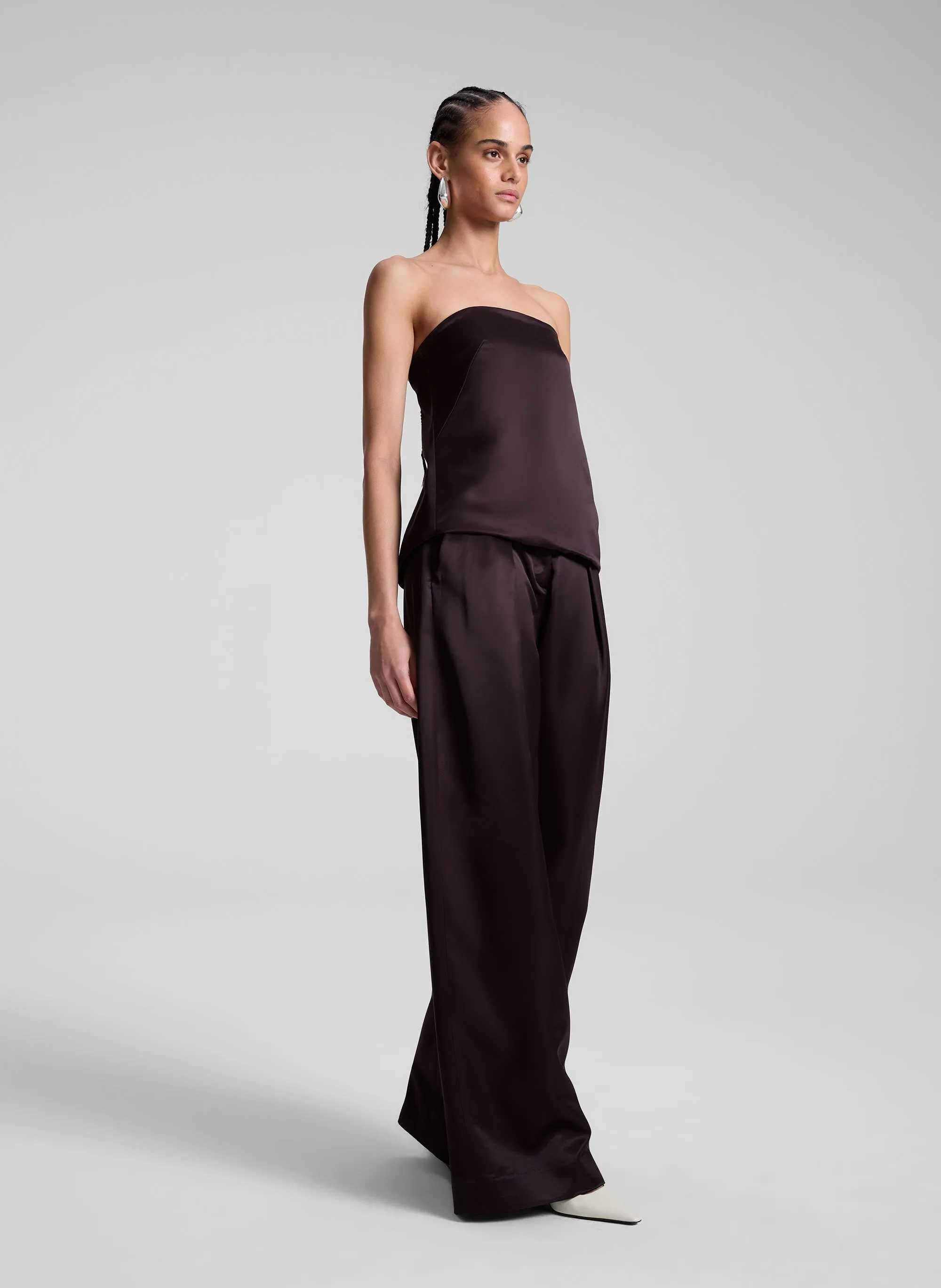 Ani Strapless Satin Top