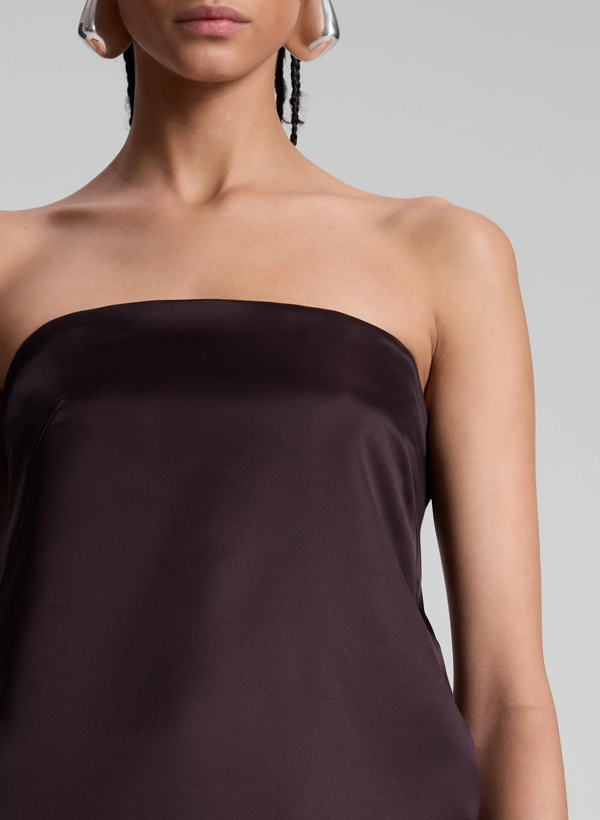 Ani Strapless Satin Top