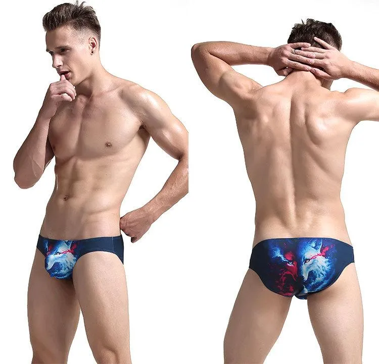 Animal Print Bikini Briefs