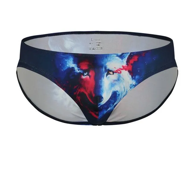 Animal Print Bikini Briefs
