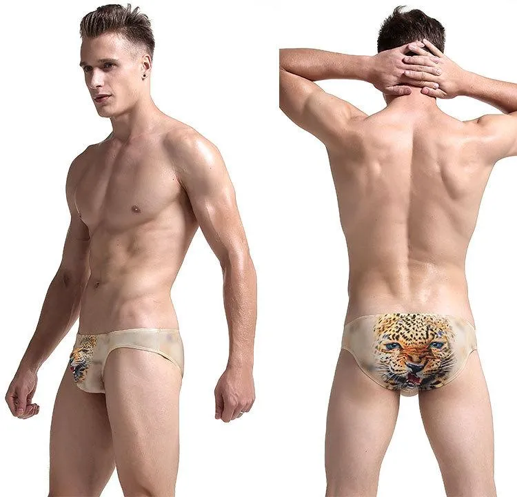 Animal Print Bikini Briefs