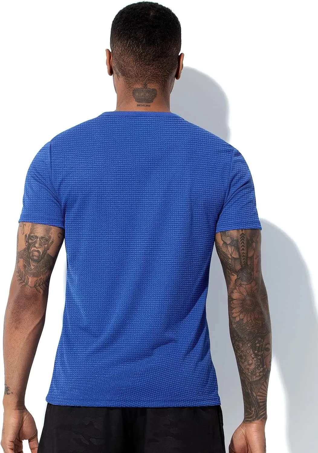 Arjen Kroos Mens Workout Shirts Dry Fit Gym Short Sleeve T-Shirt Moisture Wicking Active Athletic Performance Running Shirts