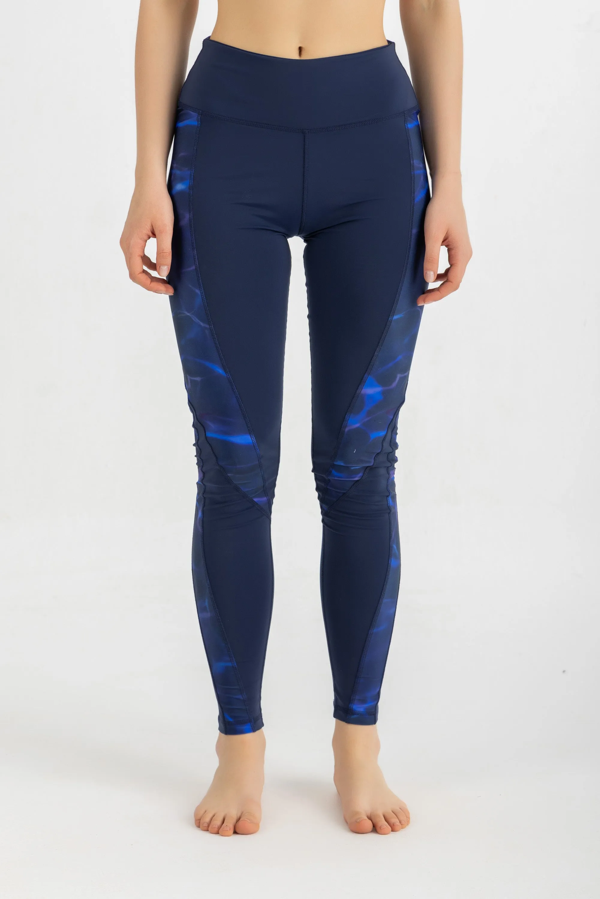 Asymmetrical Basic Swimsuit - Midnight Blue