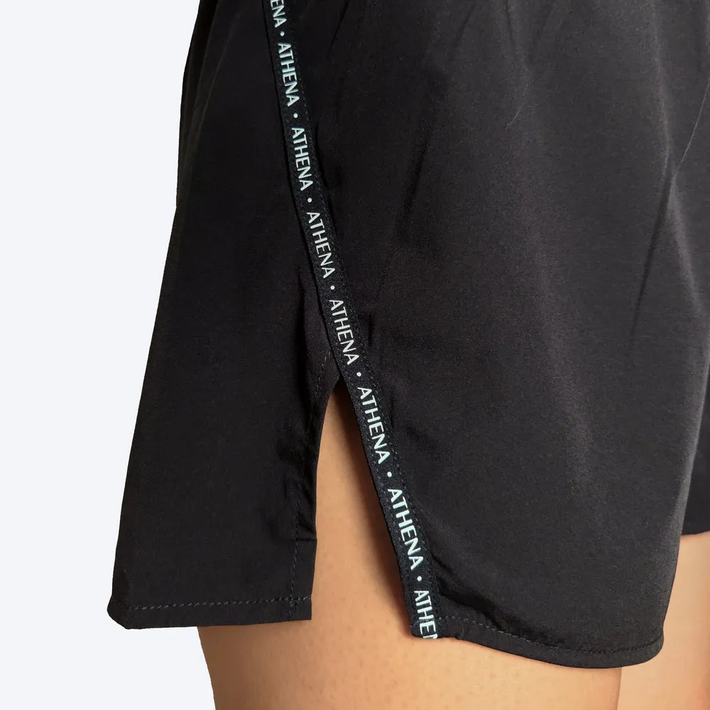 ATHENA FIGHTWEAR THEIA BOXING SHORTS (BLACK)