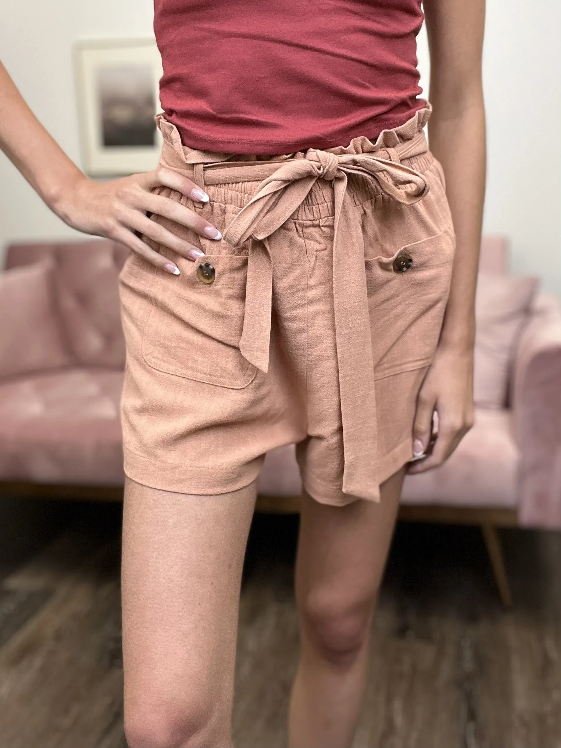 Avery Linen Shorts * Final Sale*