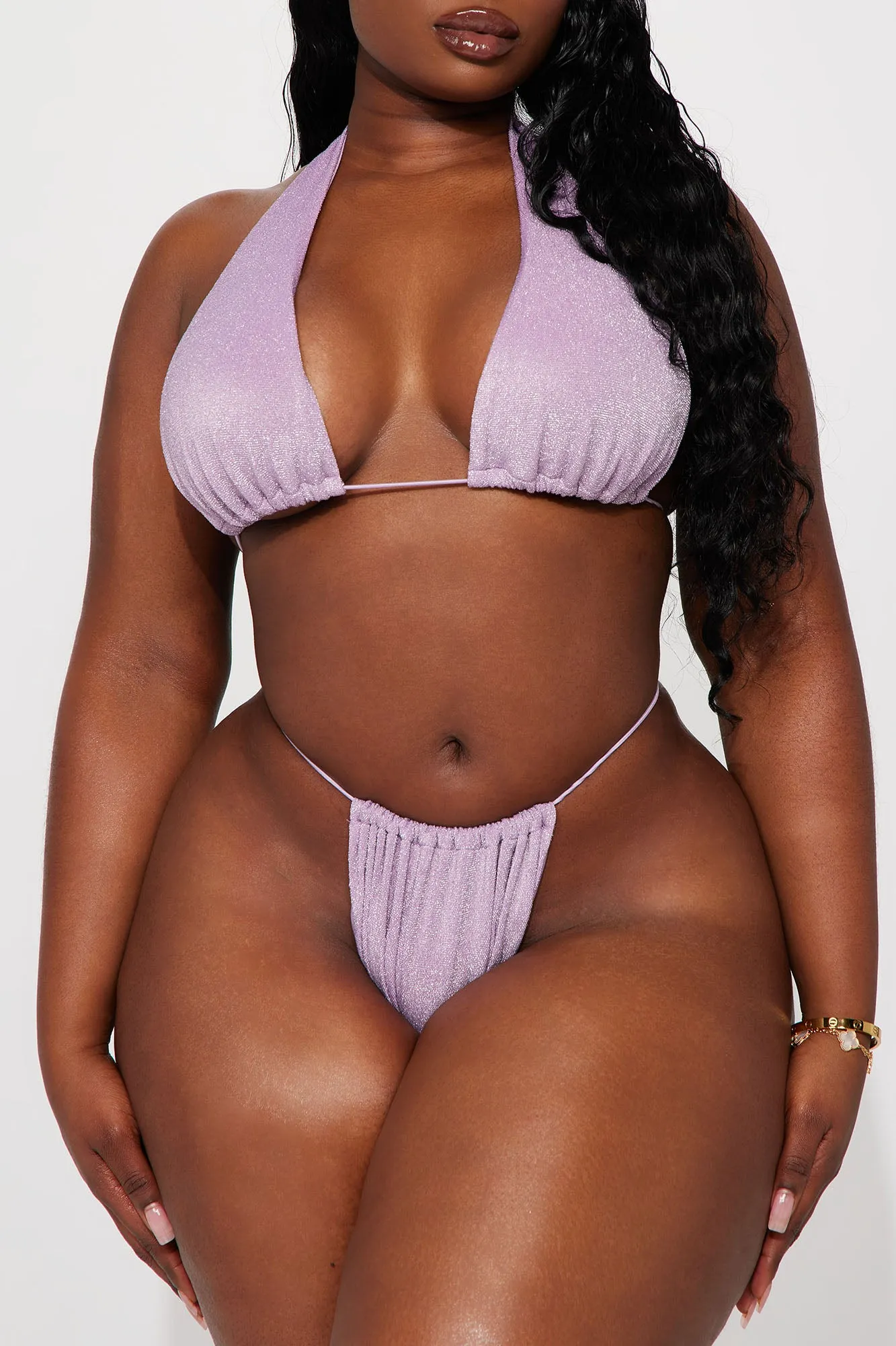 Beaches Be Crazy 3 Piece Sunsuit - Lavender