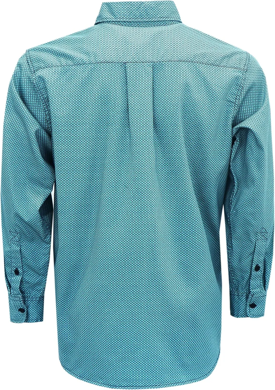 BOCOMAL FR Shirts for Men Printed Plaid Flame Resistant Clothing 6.5oz Cotton Button Up Welding Shirts NFPA2112 CAT2
