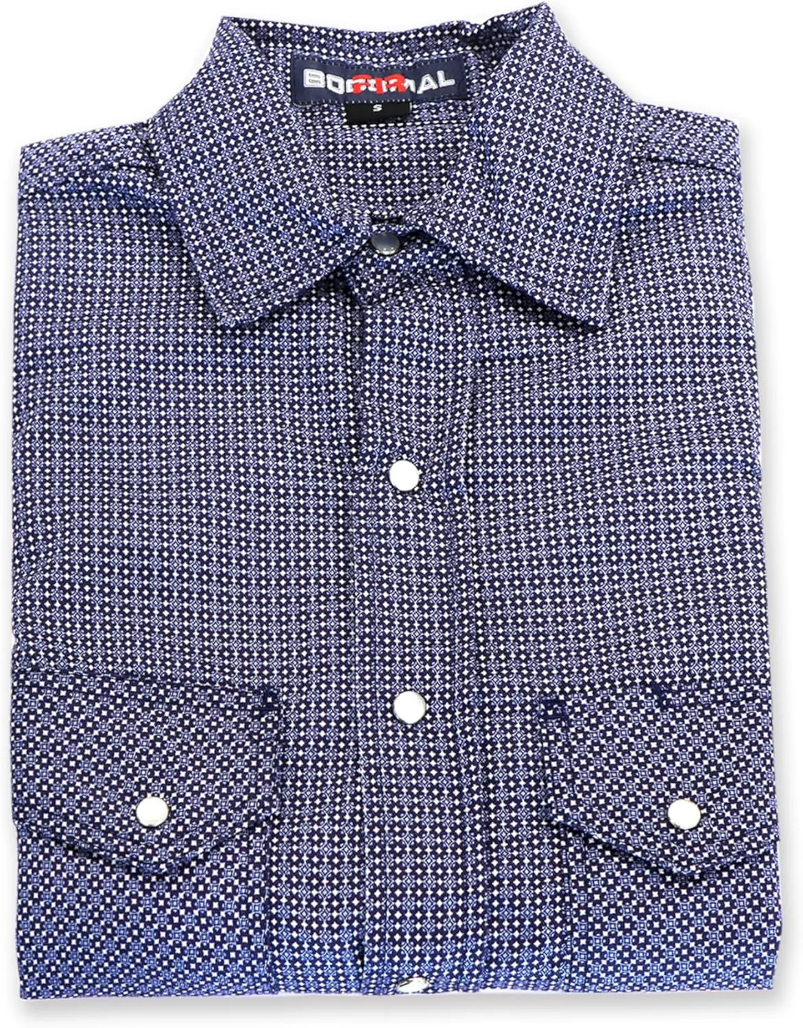 BOCOMAL FR Shirts for Men Printed Plaid Flame Resistant Clothing 6.5oz Cotton Button Up Welding Shirts NFPA2112 CAT2