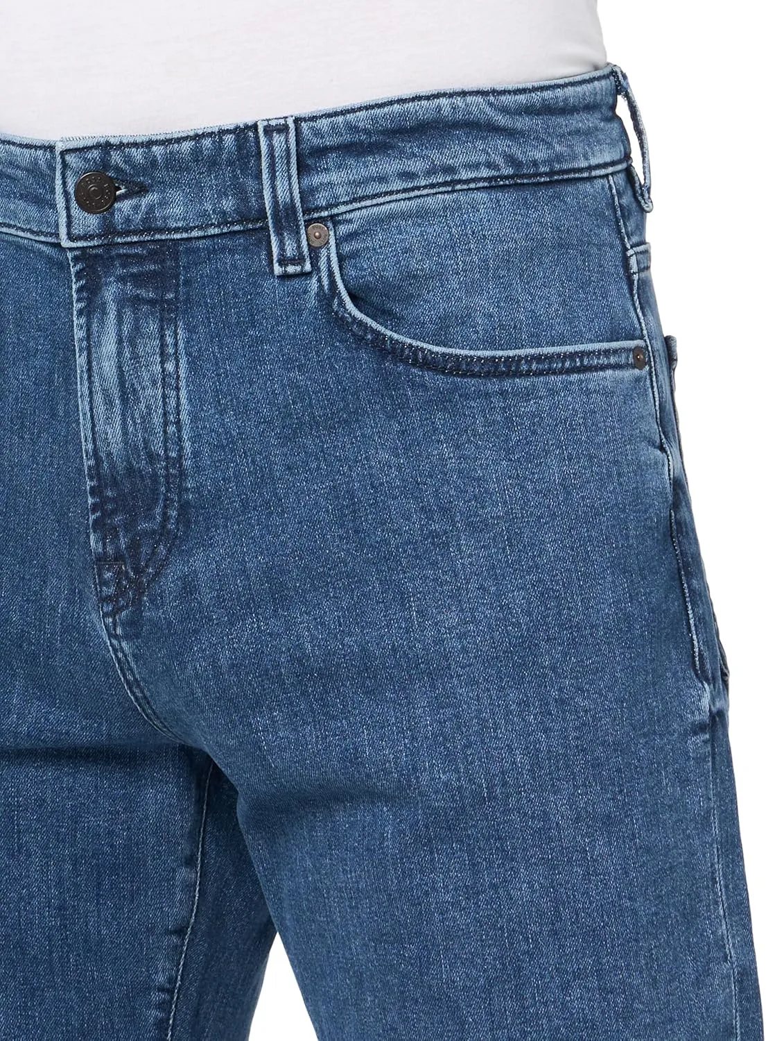 BOSS Men's Maine Regular Fit Stretch Denim Jeans