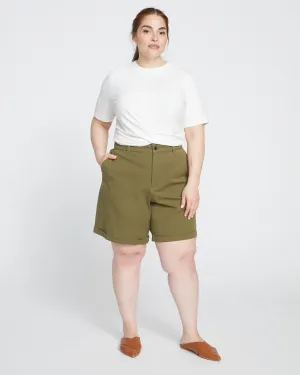 Casual Stretch Twill Shorts - Ivy