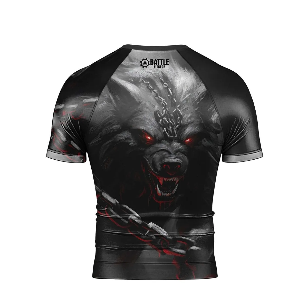 Chain Wolf Men's Short Sleeve Rash Guard