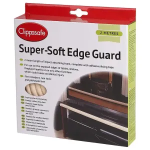 Clippasafe Super-Soft Edge Guard - 2 Metres (Cream)