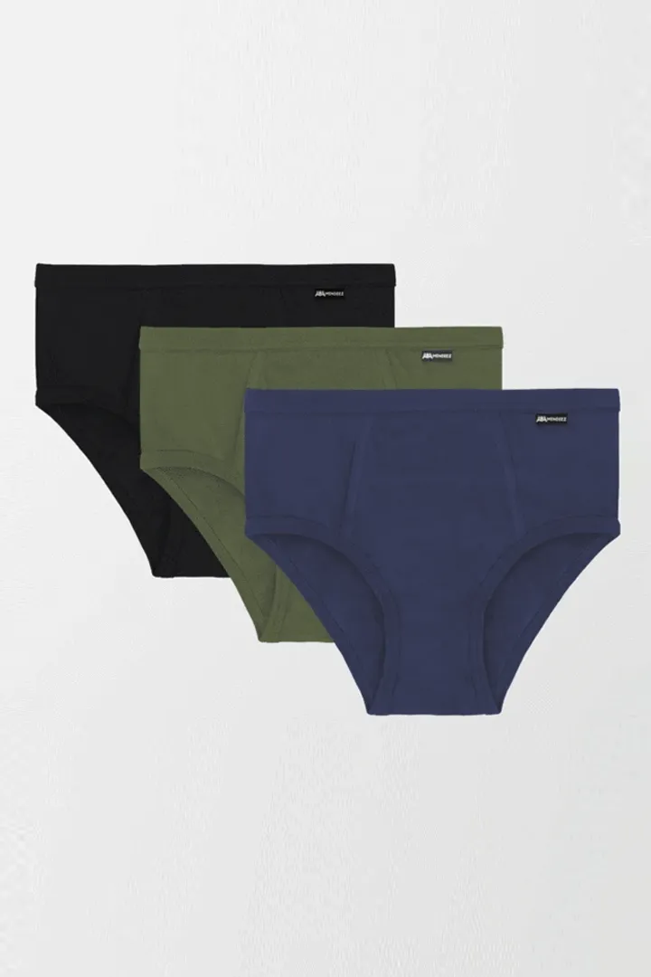 Color Cotton Brief - Pack of 3