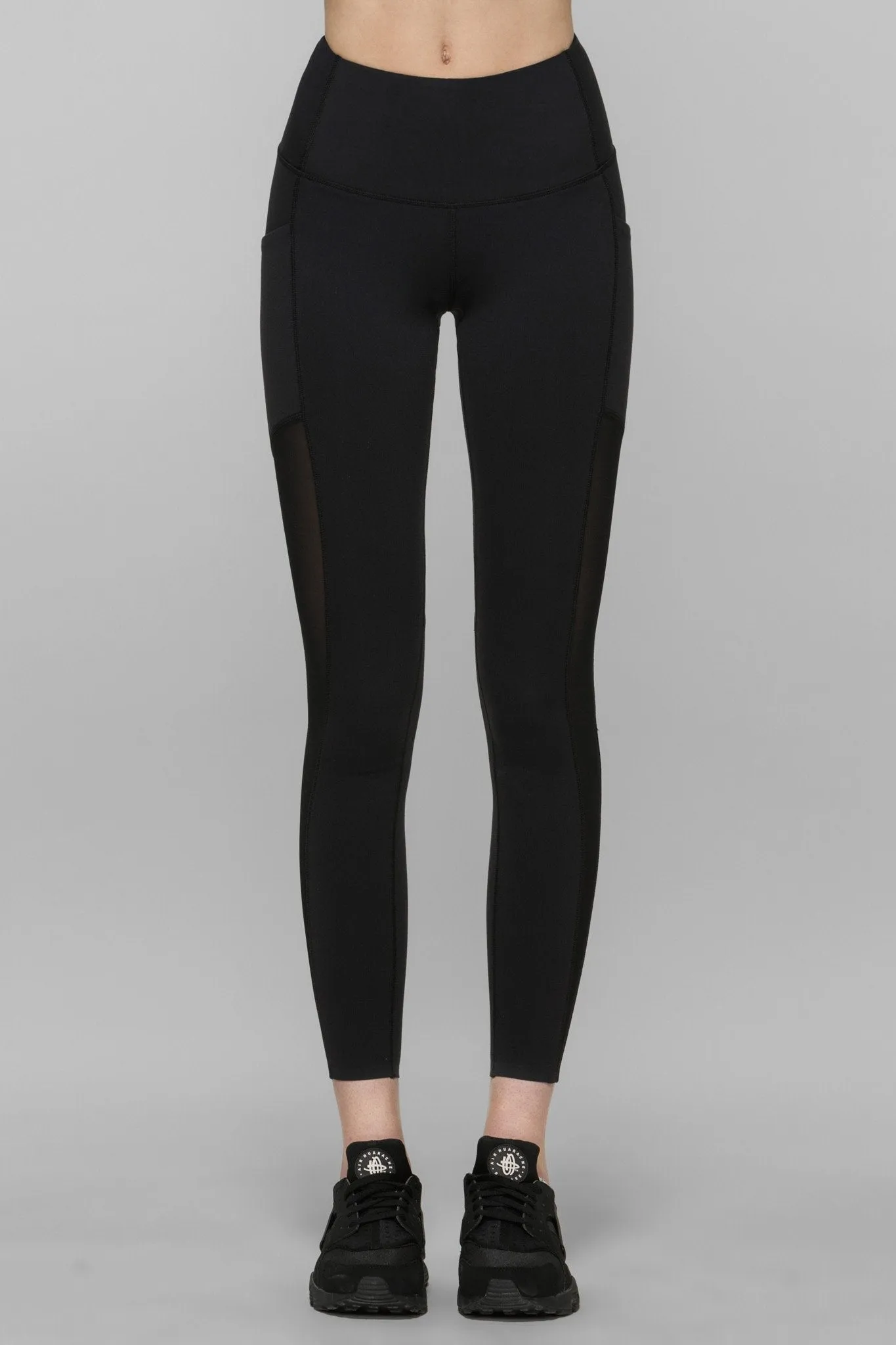 Compress Mesh Crop Leggings