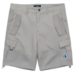 Cookies Back To Back Herringbone Grey Cargo Shorts