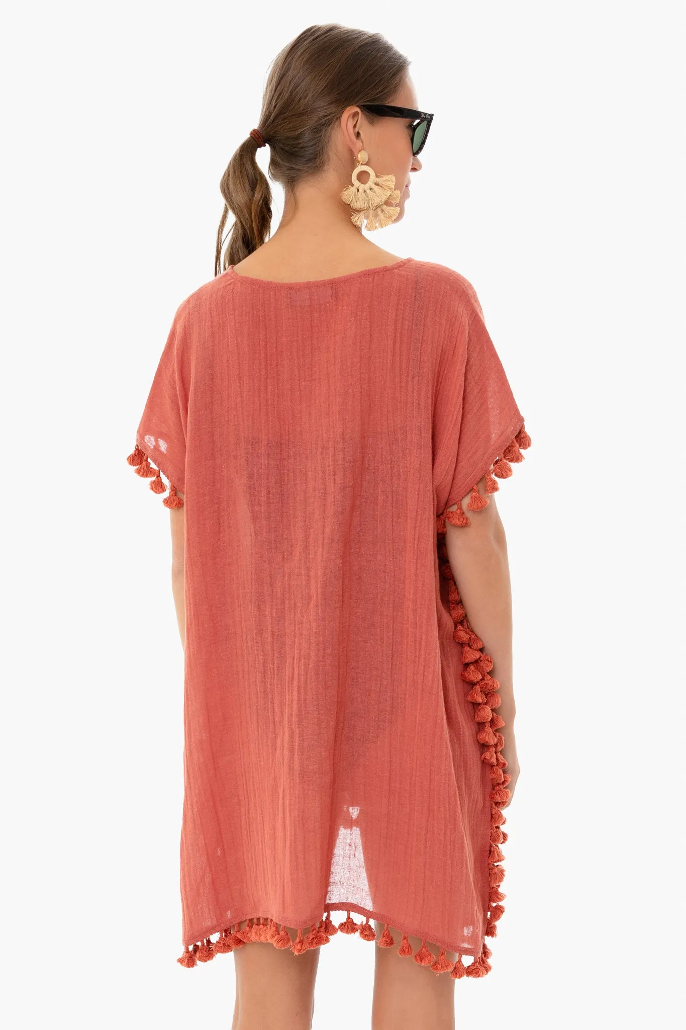 Coral Katie Caftan