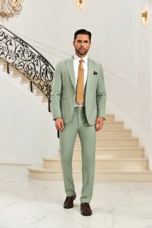 Designer Style Unique Design 2 Pieces Men's Suits Jacket Pants 2589