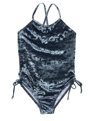 Emiliya  - Crushed Velvet One Piece Swimsuit