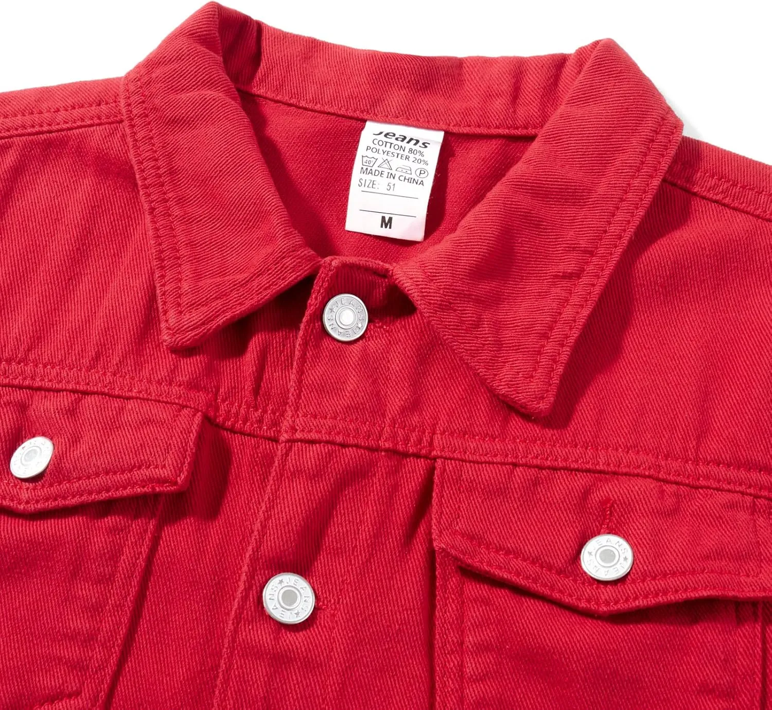 Fanvereka Jean Jackets for Women Fashion Casual Denim Jacket Long Sleeve Button Down Chest Pocket Coat