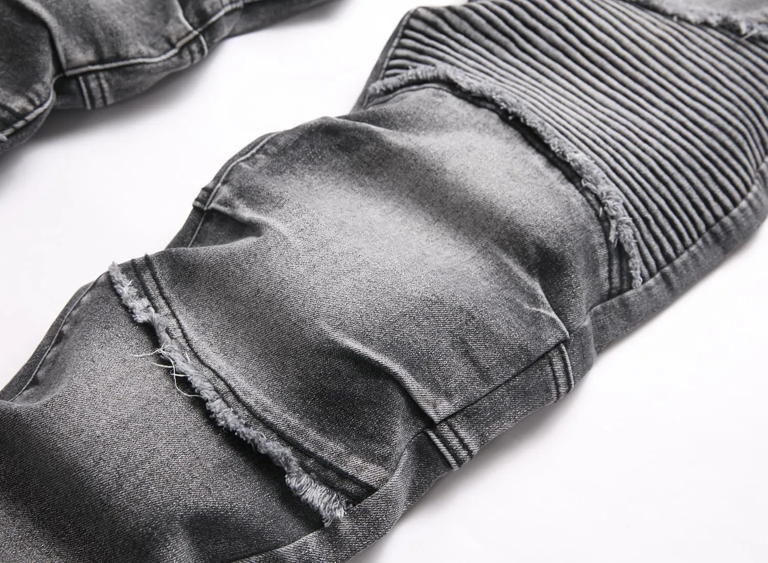 Fashion Slim Jeans Men Stretch Denim Pants