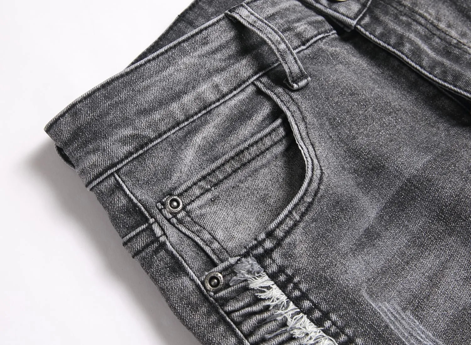 Fashion Slim Jeans Men Stretch Denim Pants