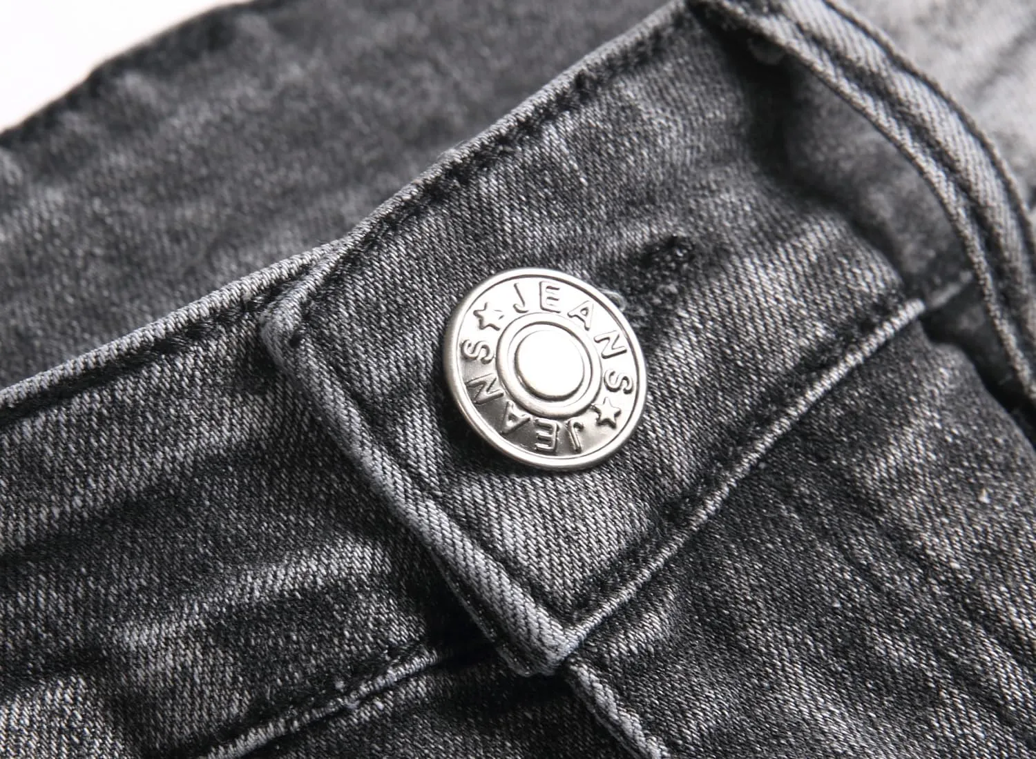 Fashion Slim Jeans Men Stretch Denim Pants