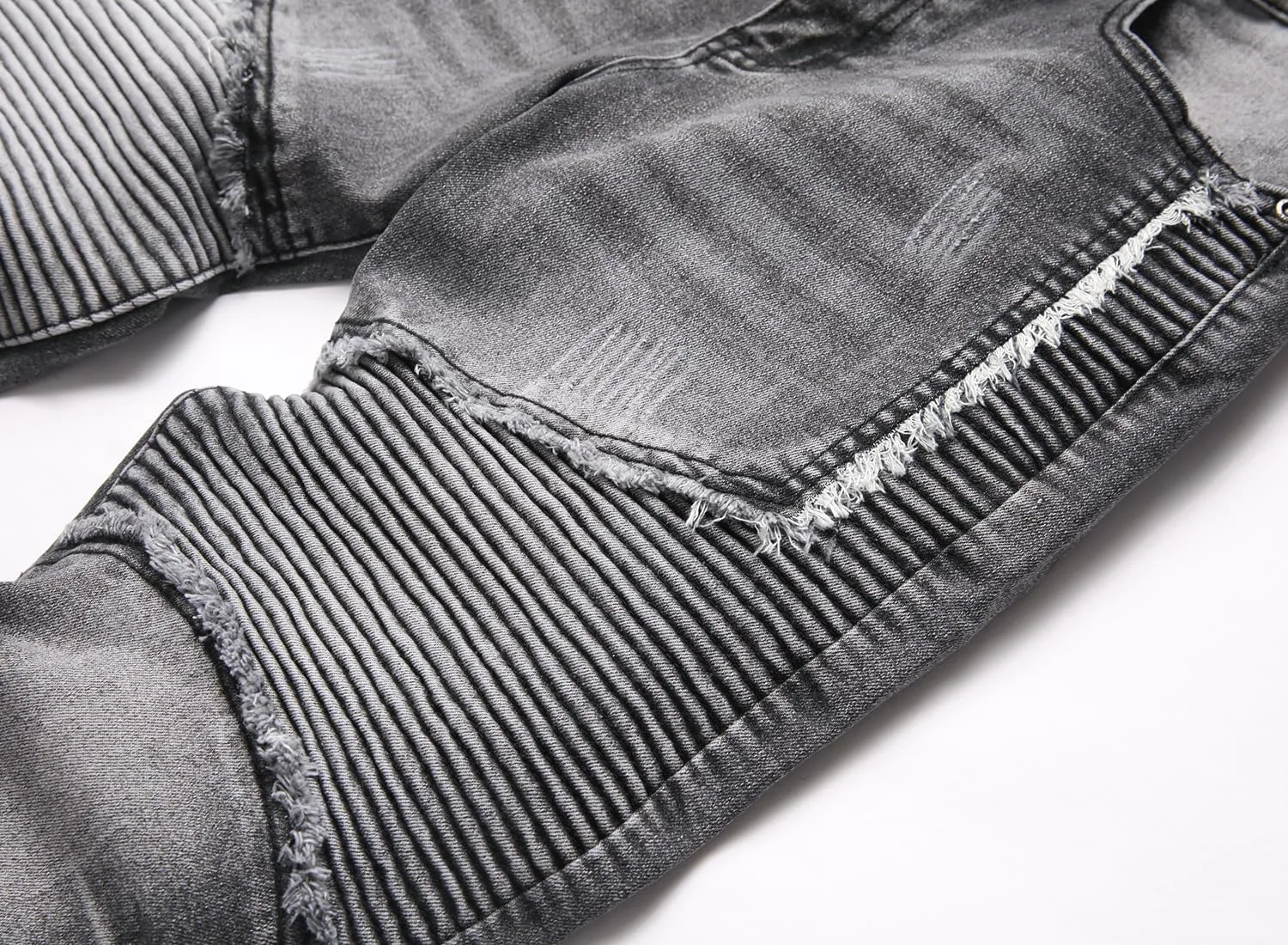 Fashion Slim Jeans Men Stretch Denim Pants