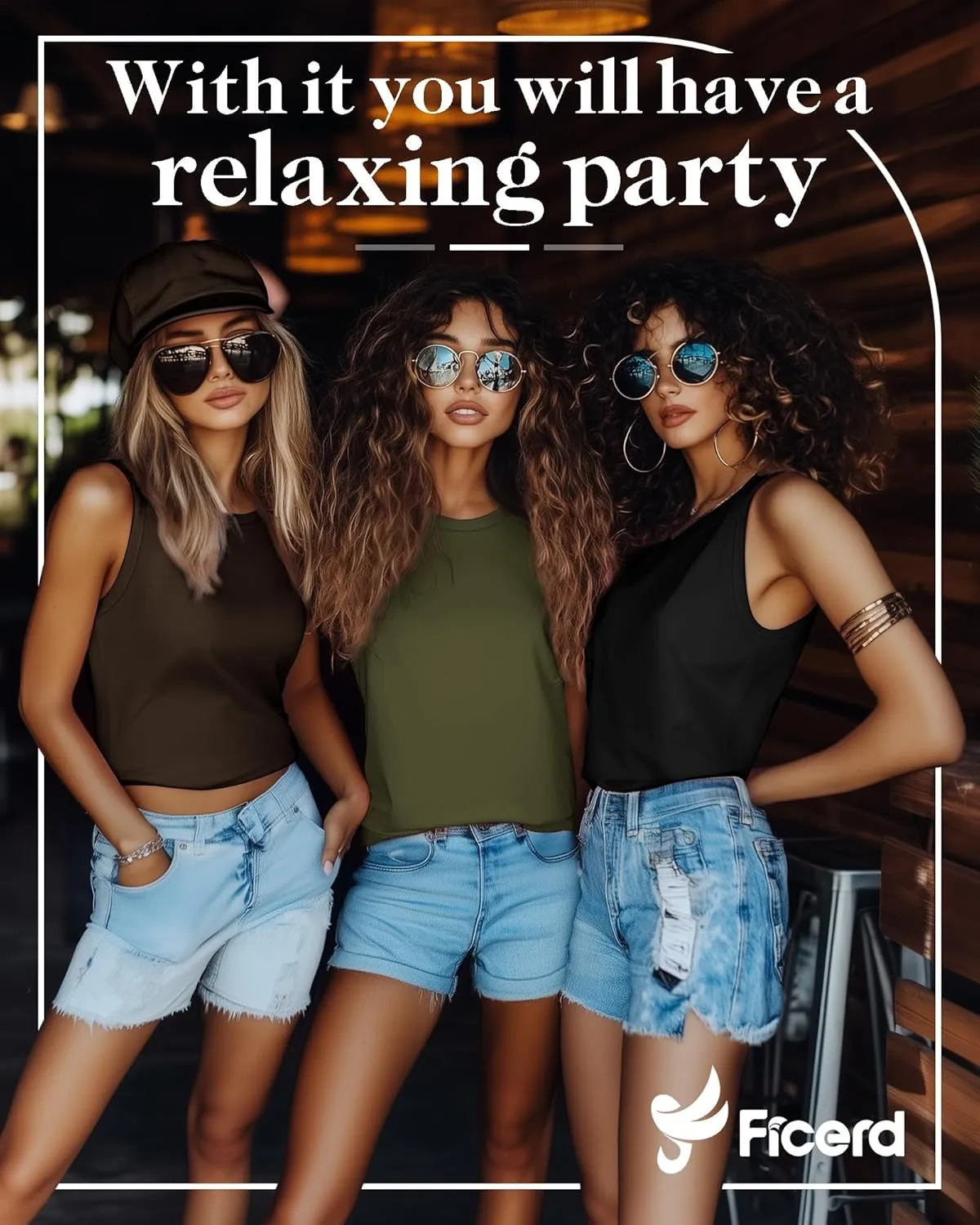 Ficerd 8 Pack Womens Sleeveless Tops, Crew Neck Loose Fit Tank Tops Basic Summer Cotton Shirts Casual 2025 Fashion T Shirts