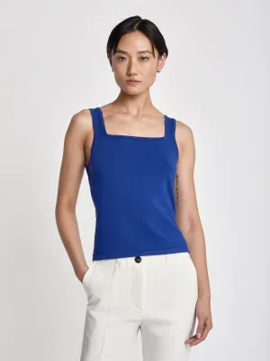Fine cotton silk tank