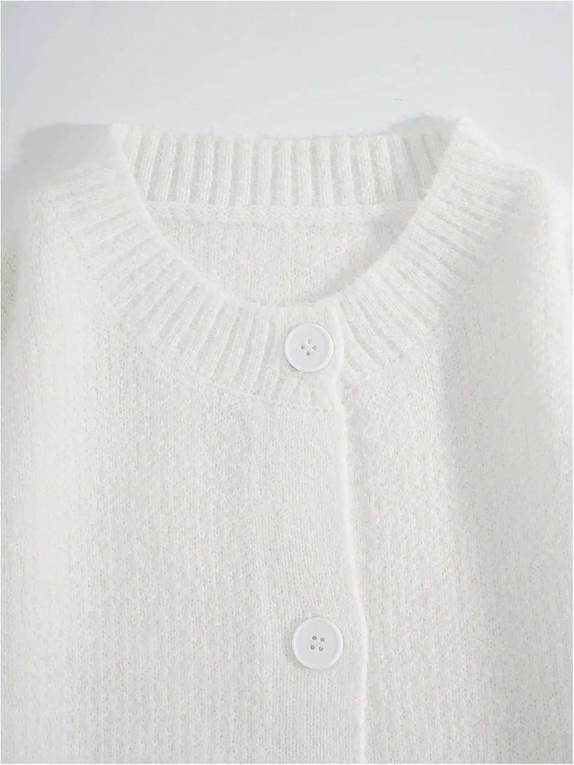 Floerns Men's Button Front Cardigan Sweater Long Sleeve Winter Knitted Sweaters
