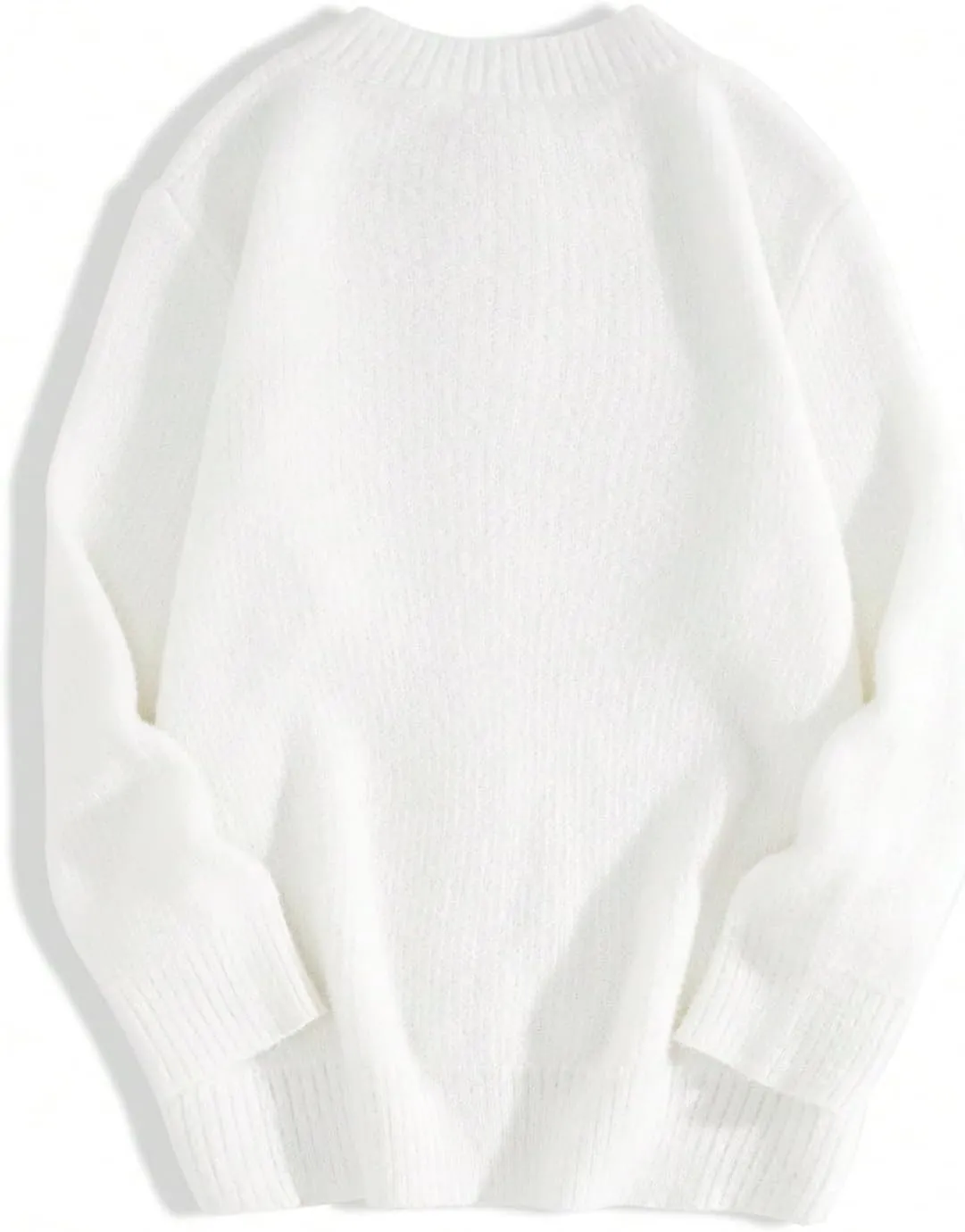 Floerns Men's Button Front Cardigan Sweater Long Sleeve Winter Knitted Sweaters