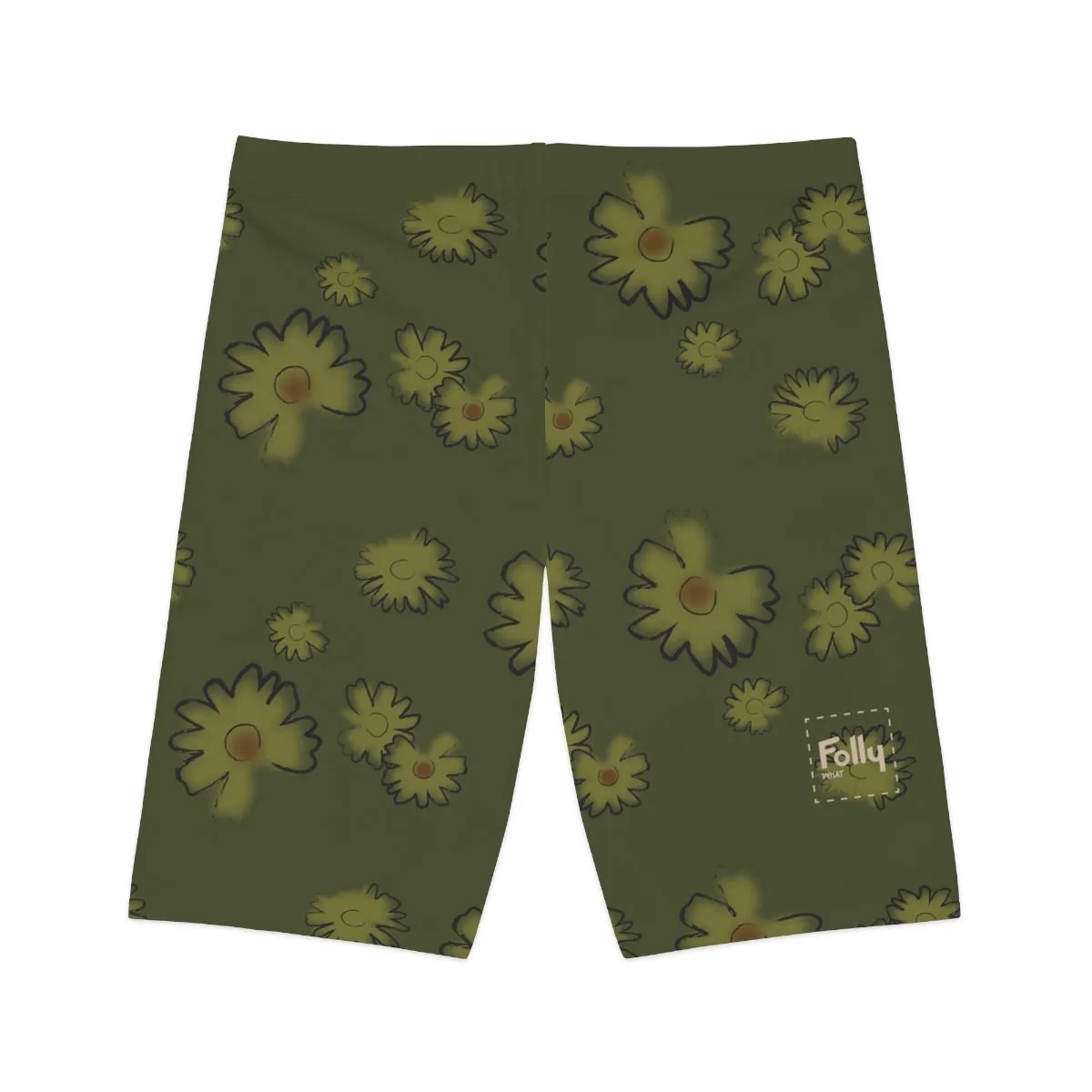 Flower Wrestler Short: Olive