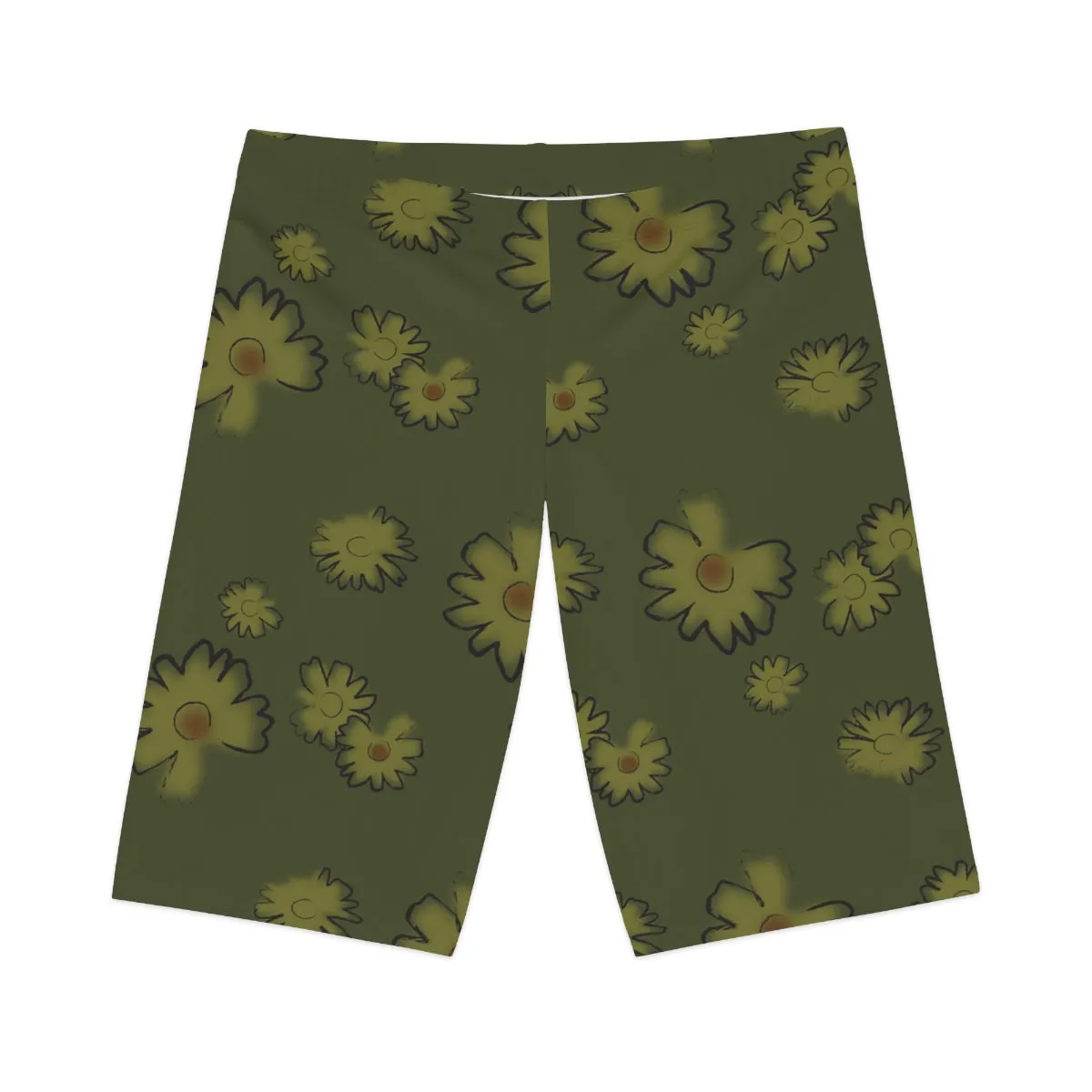 Flower Wrestler Short: Olive