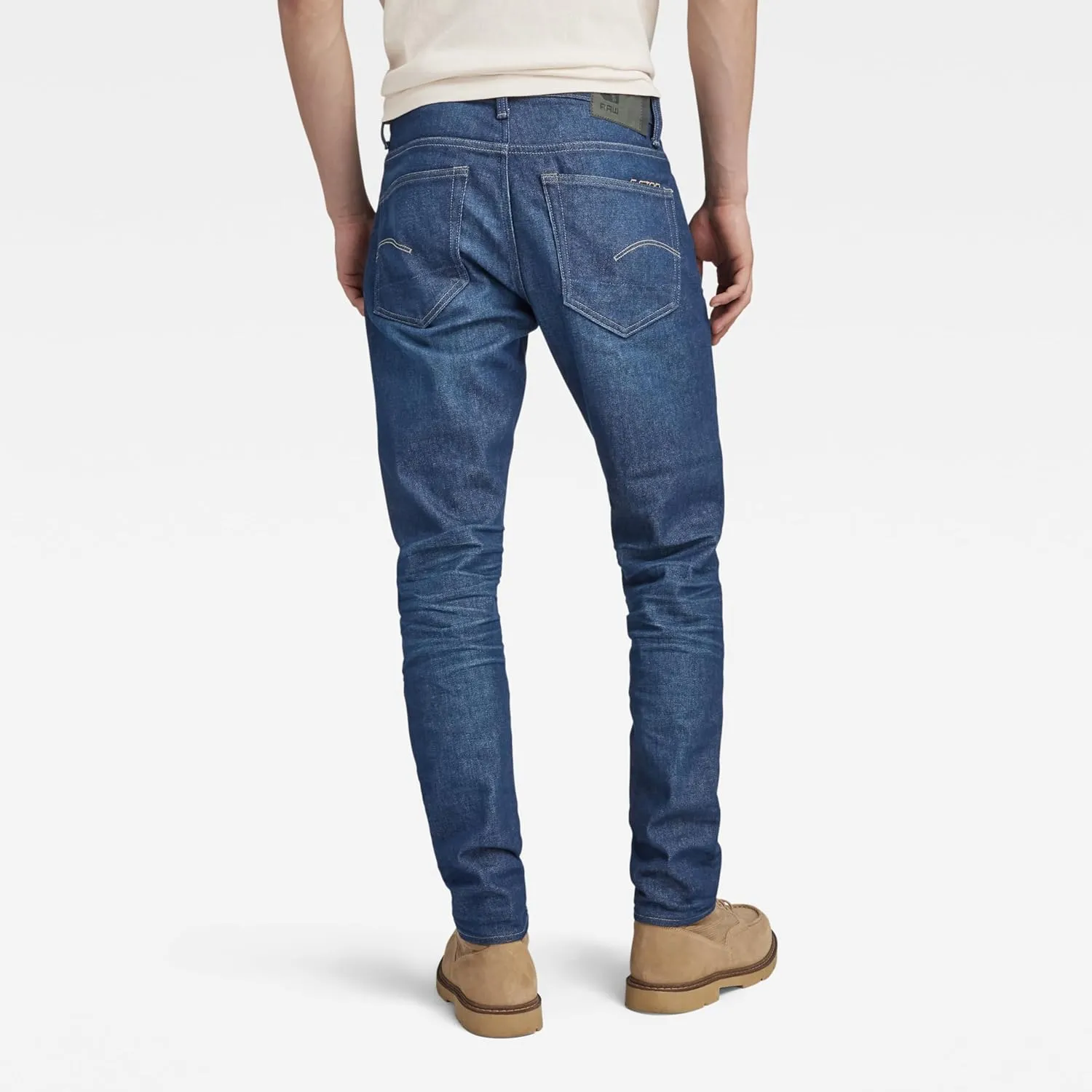 G-Star Raw Men's 3301 Straight Fit Jean In Cyclo Stretch Denim