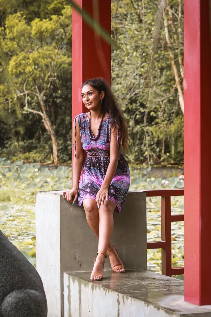Gem Short Dress - Paisley Purple