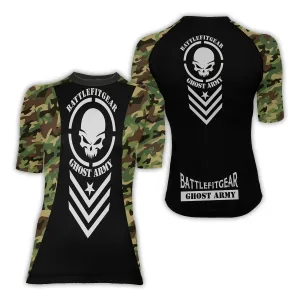 Ghost Army Women's Short Sleeve Rash Guard
