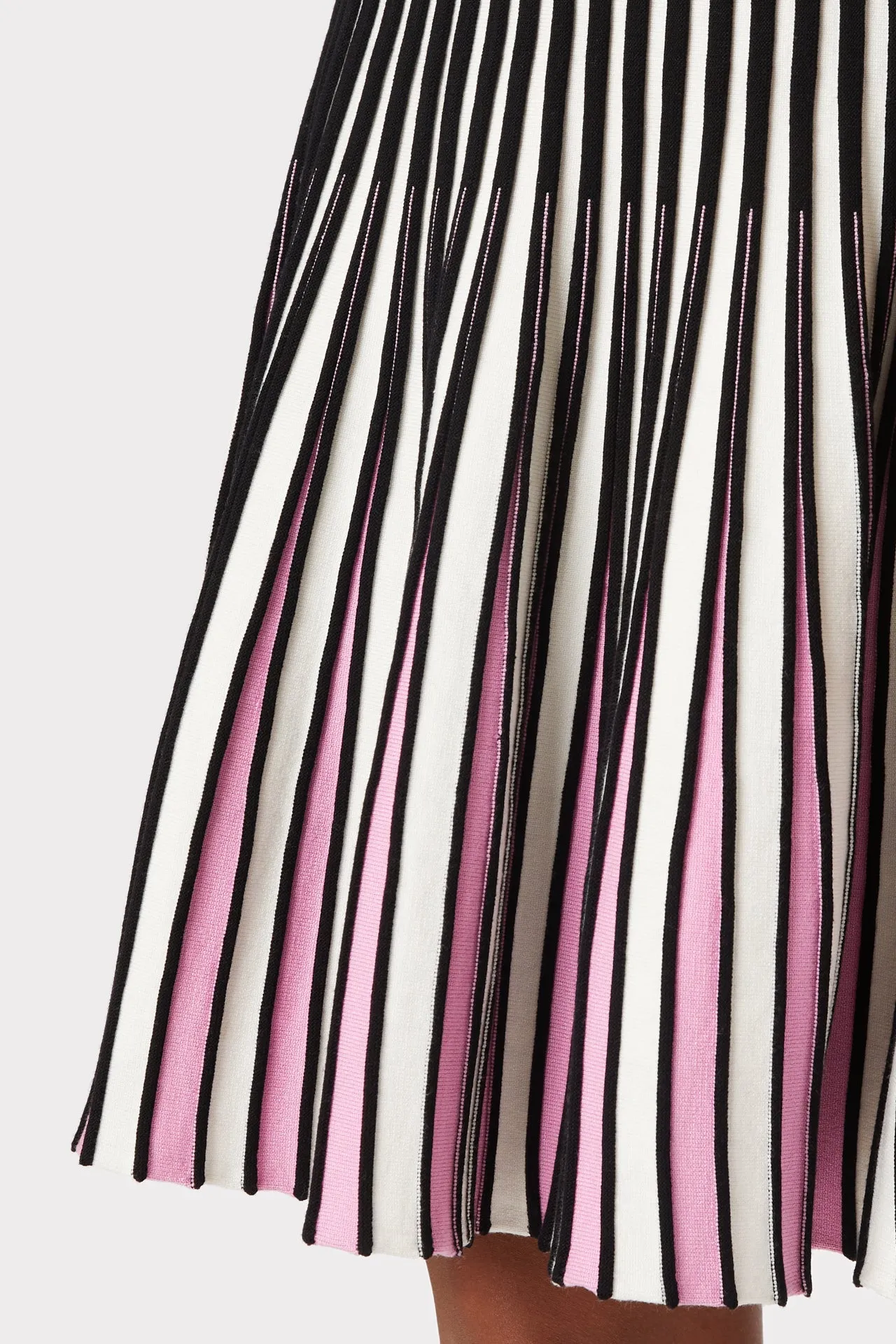 Godet Stripe Fit & Flare