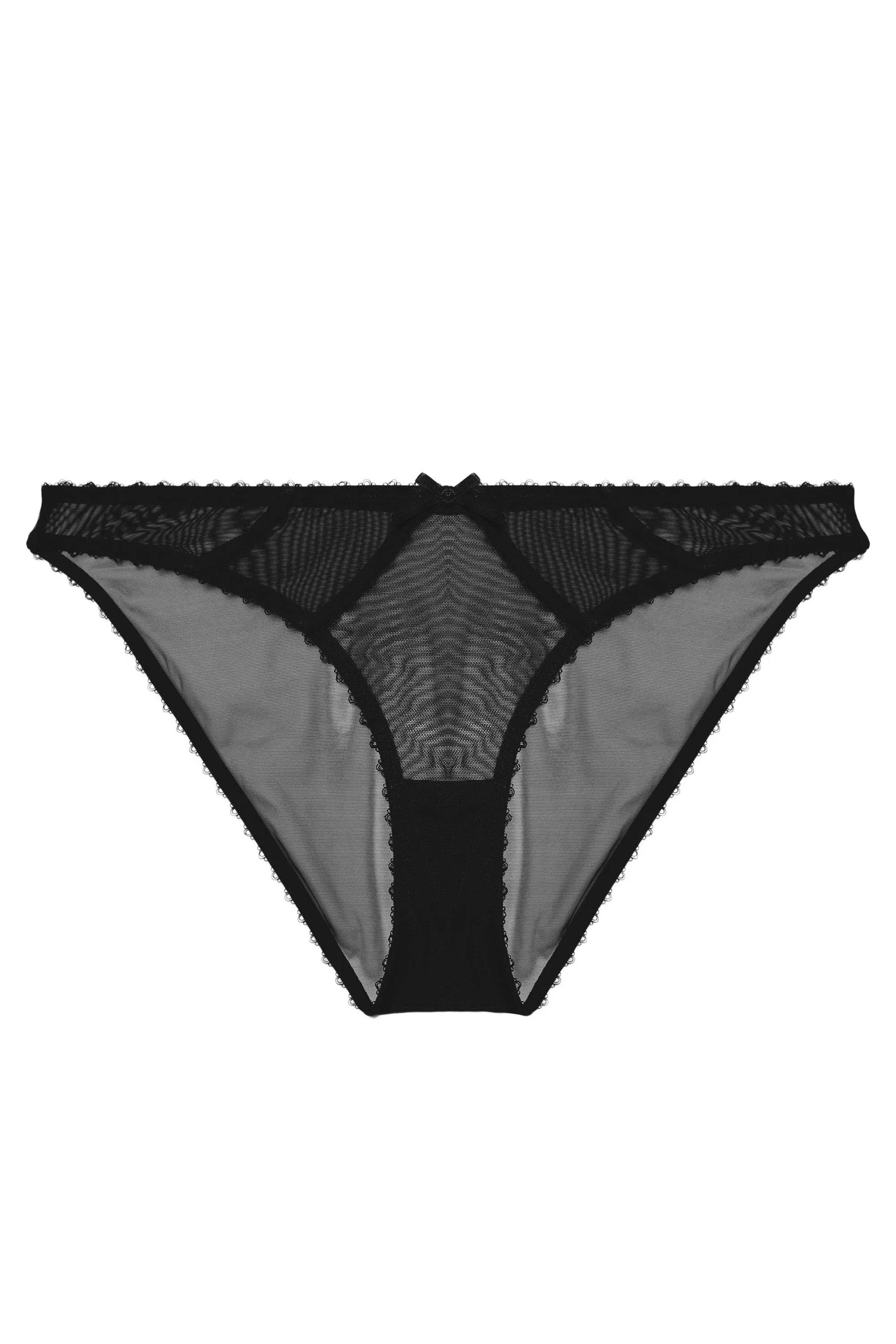 Grace Mesh Net Black Brazilian Brief