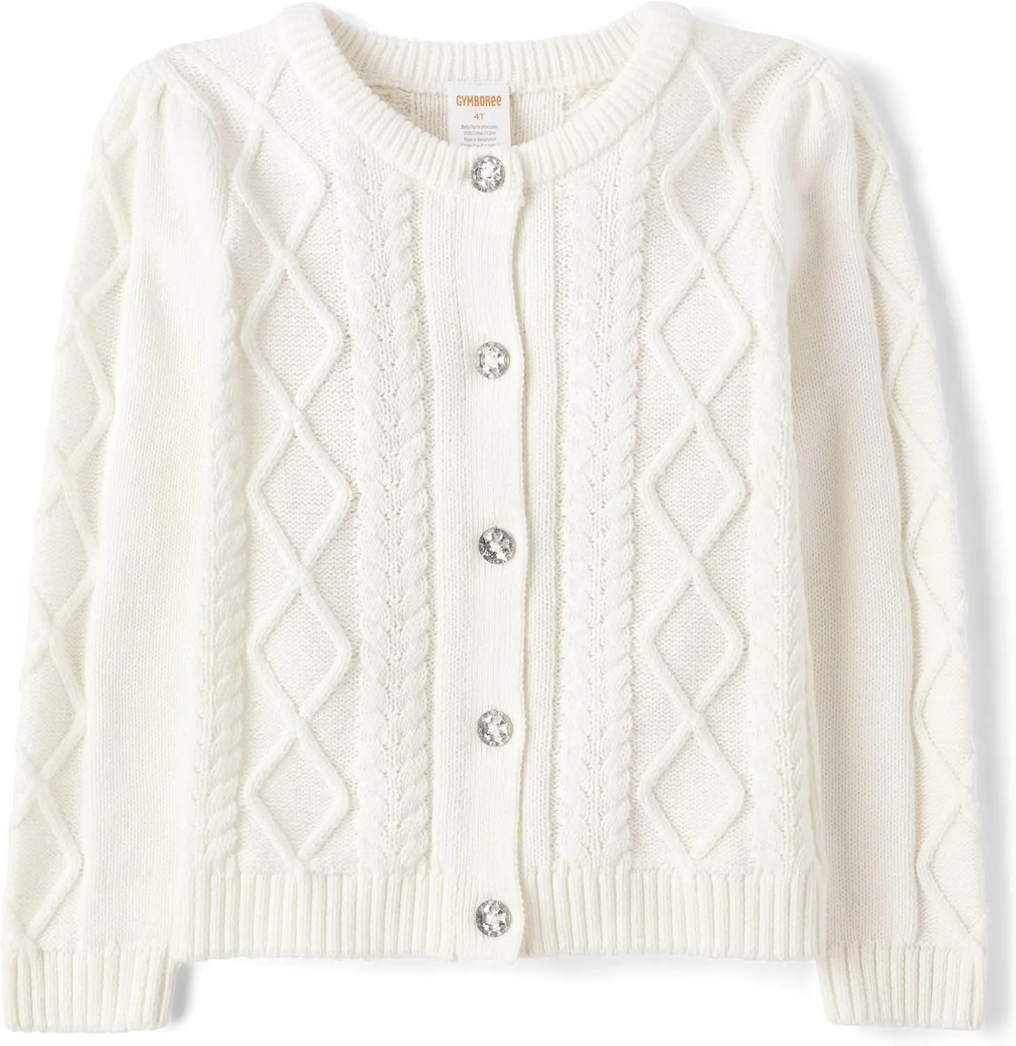 Gymboree,and Toddler Long Sleeve Cardigan Sweaters,Soft White,18-24 Months